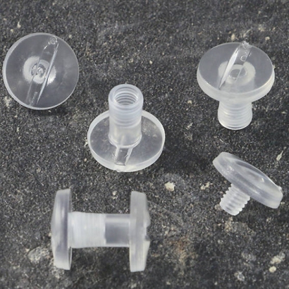Viti sepolte in plastica, 10 mm | trasparente