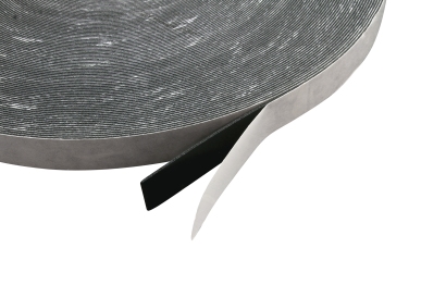 Nastro biadesivo in schiuma PE, nero, 1 mm di spessore, adesione forte, EL100-02 19 mm