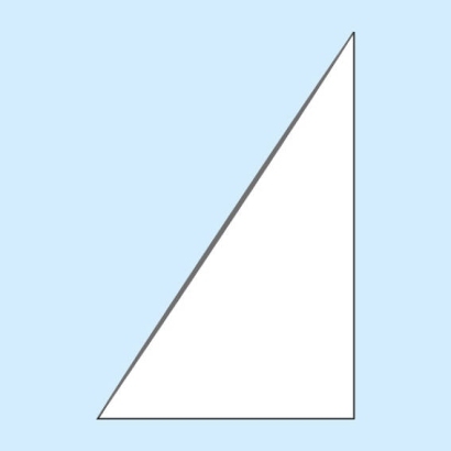 Tasche triangolari, autoadesivo, plastica PP, trasparente fondo: 210 mm, lato sinistra: altezza di 300 mm