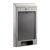 Dispenser sacchetti cane, con scomparto informativo A4, acciaio null