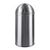 Pattumiera Push, acciaio inox argento opaco 50 l