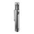 Posacenere da muro DARWIN, acciaio inox, argento 46 cm