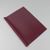 Cartellina a rilegatura termica A4, struttura in pelle, 15 fogli, bordeaux  | 240 g/m² | 1.5 mm