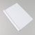 Cartellina a rilegatura termica A4 con fessura, struttura in lino, 30 fogli, bianco  | 240 g/m² | 3 mm