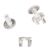 Viti vichinghe in plastica, trasparente 4,8 mm di diametro, 27 mm di lunghezza