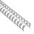 Spirali metalliche 3:1, A5 16,0 mm (5/8")  | argento 