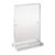 Porta avvisi da banco con base a T magnetico A6  | formato verticale 