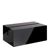 Portacarte in acrilico, base per sistema di combinazione variabile MODUL 74 mm | nero  | brillante 