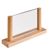 Espositore da tavolo con 2 piastre in acrilico 100 x 150 mm 