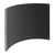 Cornice portafoto magnetica, curva 200x300 mm/A4  | trasparente|nero 