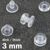 Occhielli a pressione in plastica, versione spessa 3 mm