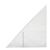 Tasche triangolari con tasca porta biglietti da visita, autoadesivo, plastica PP, trasparente 170 x 170 mm – destra 