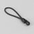 Corda elastica con gancio in plastica 120 mm | nero 