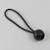 Corda elastica con sfera in plastica 150 mm | nero 
