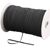 Cordino elastico piatto 5 mm nero  | 130 m