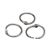 Anelli per rilegatura Metallo 19 mm  | argento 