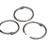 Anelli per rilegatura Metallo 32 mm  | argento 