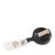 Porta badge a yoyo PREMIUM nero 