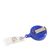 Porta badge a yoyo PREMIUM blu 