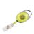 Porta badge a yoyo giallo
|trasparente 