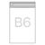 Buste con patella di chiusura, plastica OPP, trasparente 130 x 180 mm - B6 