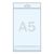 Sacchetti header, plastica OPP 30 µm 155 x 215 mm