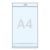 Sacchetti header, plastica OPP 30 µm 215 x 310 mm