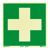 Cartello Pronto soccorso, fotoluminescente, plastica, ISO 7010 150 x 150 mm