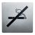 Cartello informativo, acciaio inox, 90 x 90 mm null