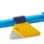 Portapenna con anello elastico, autoadesivo blu scuro
 