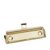 Morsetto per appunti in metallo con appendino, 100 x 30 mm, ottonato 100 x 30 mm | con gancio scorrevole