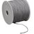 Cordoncino raso in bobina, 2 mm x 100 m, viscosa argento|grigio 