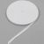 Nastro di twill, cotone 10 mm | bianco  | 50 m