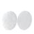 Bollini a strappo su foglio, set di asola e uncino 16 mm | bianco  | Set - nastro maschio + nastro femmina  | 96 paio