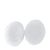 Bollini a strappo su foglio, set di asola e uncino 21 mm | bianco  | Set - nastro maschio + nastro femmina  | 108 paio