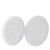 Bollini a strappo su foglio, set di asola e uncino 33 mm | bianco  | Set - nastro maschio + nastro femmina  | 96 paio