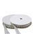 Bollini a strappo in bobina, Set - Uncino e asola  | 21 mm | bianco 