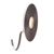 Nastro magnetico con controparte, autoadesivo 12,7 mm | A - Adesivo standard