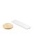 Cuboide magnetico al neodimio, autoadesivo, nichelato 40 x 12 mm  | 1 mm