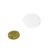 Dischi di metallo bianchi, autoadesivi 30 mm