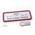 Targhette portanome OFFICE magnetiche 75 x 27 mm  | rosso  | smag® magnete, Standard 