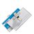 Targhette portanome Urban 30 combi clip, trasparente 60 x 30 mm  | Morsetto combi (Ago & Clip) 