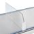 Divisore "Flexible" con fermo al centro, trasparente 120 mm