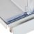 Profilo guida per divisori scaffale, trasparente null | 998 mm