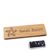 Targhette portanome in legno, timberline® "complete-engraved" 76,3 x 25,5 mm  | Magnete smag®, extra forte 