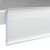 Profilo portaprezzi DBR autoadesivo con bordo di presa 39 mm | 1000 mm | bianco  | per incollare (nastro adesivo standard) 