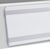 Profilo portaprezzi DBR autoadesivo con bordo a C a scatto 105 mm | 1000 mm | per incollare (nastro in schiuma) 