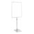 Cornice per poster con piantana telescopica (set) A3 null | null | superficie di base: grigio