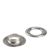 Occhielli in acciaio inox, autoperforanti Occhielli tondi #3 (⌀ 11,3 mm)