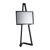 Cavalletto portatile in alluminio con cornice a scatto null | A3 297 x 420 mm | 1.000 mm